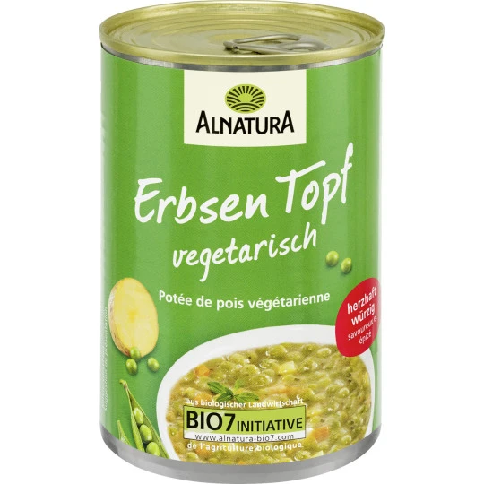 Bio Erbseneintopf 400G 3 Bio Erbseneintopf 400G