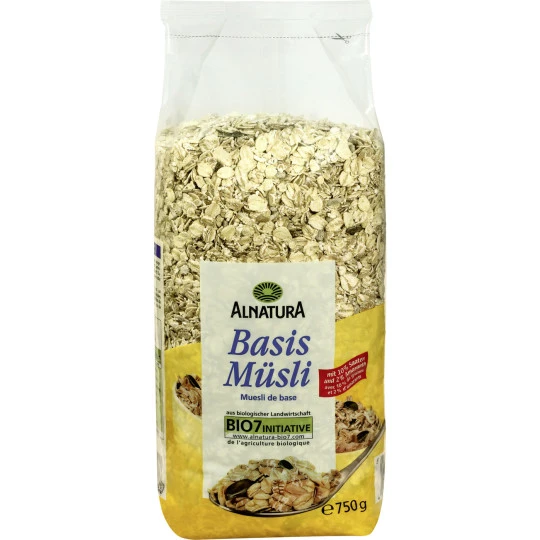 Bio Basis Müsli 750G 3 Bio Basis Müsli 750G