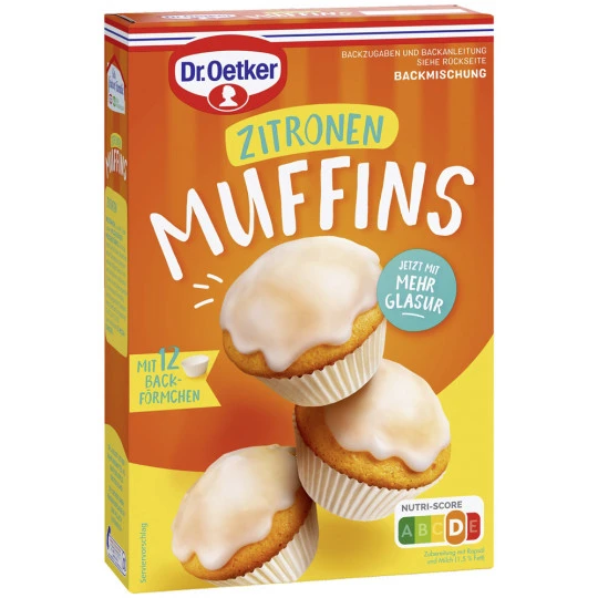 Dr.Oetker Zitronen Muffins 455G 3 Dr.Oetker Zitronen Muffins 455G