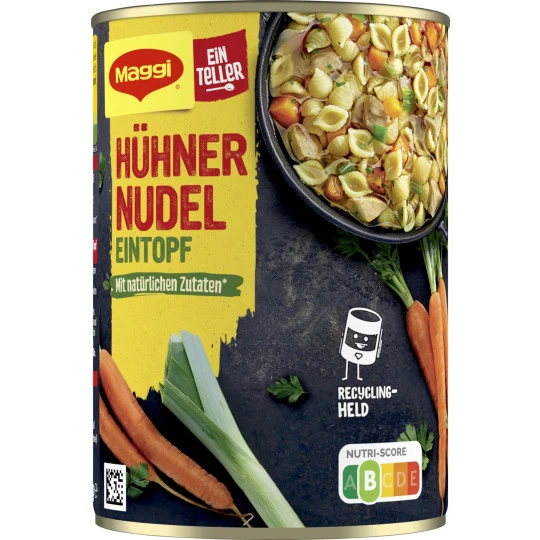 Ein Teller Hühner Nudel Eintopf 400G 3 Ein Teller Hühner Nudel Eintopf 400G
