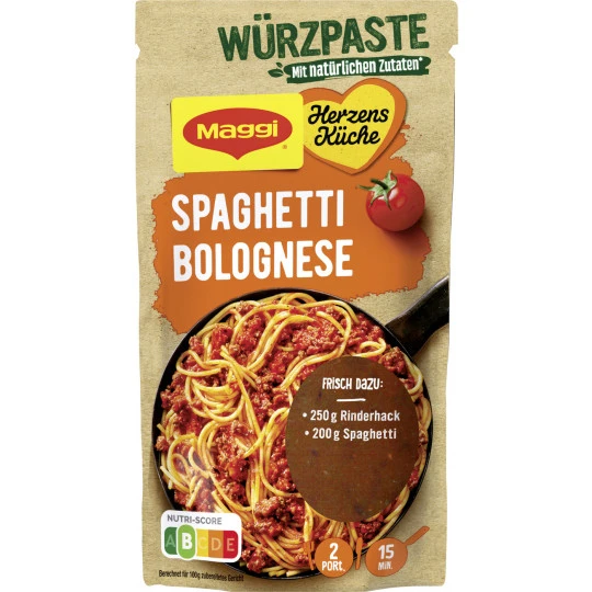 Herzensküche Spaghetti Bolognese 85G 3 Herzensküche Spaghetti Bolognese 85G
