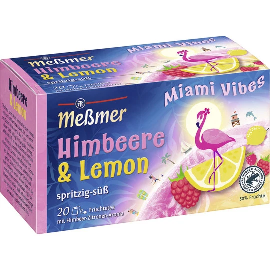 Miami Vibes Himbeere-Lemon 20ST 50G 3 Miami Vibes Himbeere-Lemon 20ST 50G